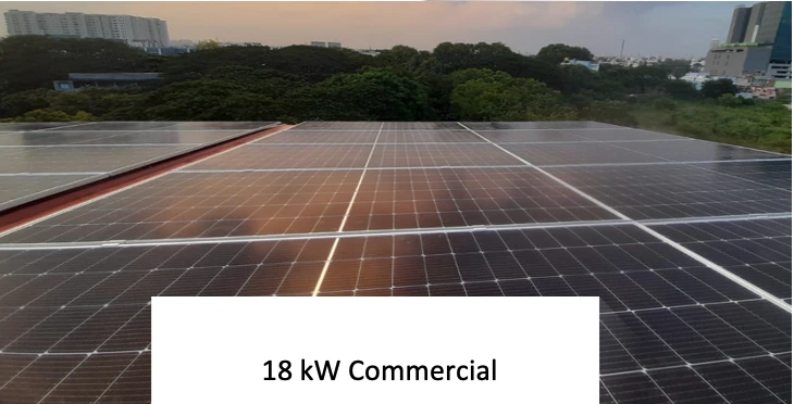 18kW commercial solar project